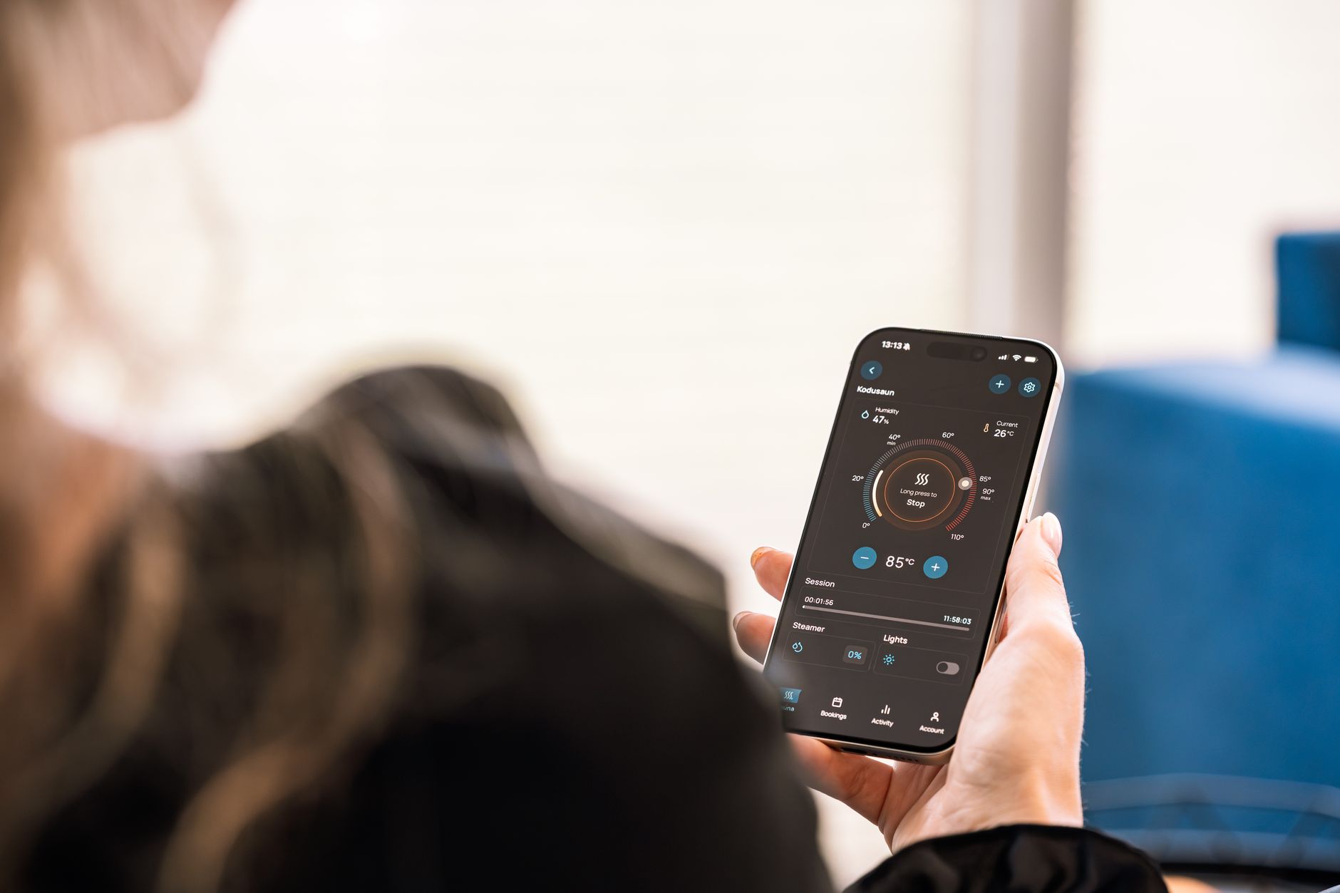 Pilotage du chauffage depuis une application mobile