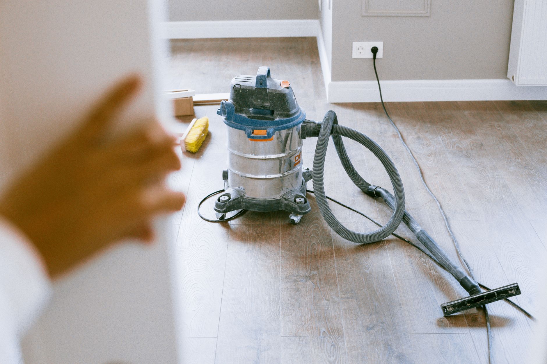 Aspirateur industriel après une panne d’aspiration
